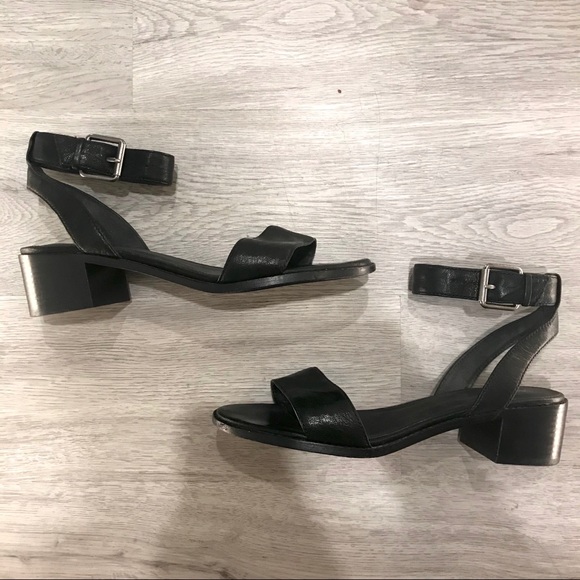 Frye Cindy Genuine Leather Open Toe Heel Sandals - Picture 8 of 13